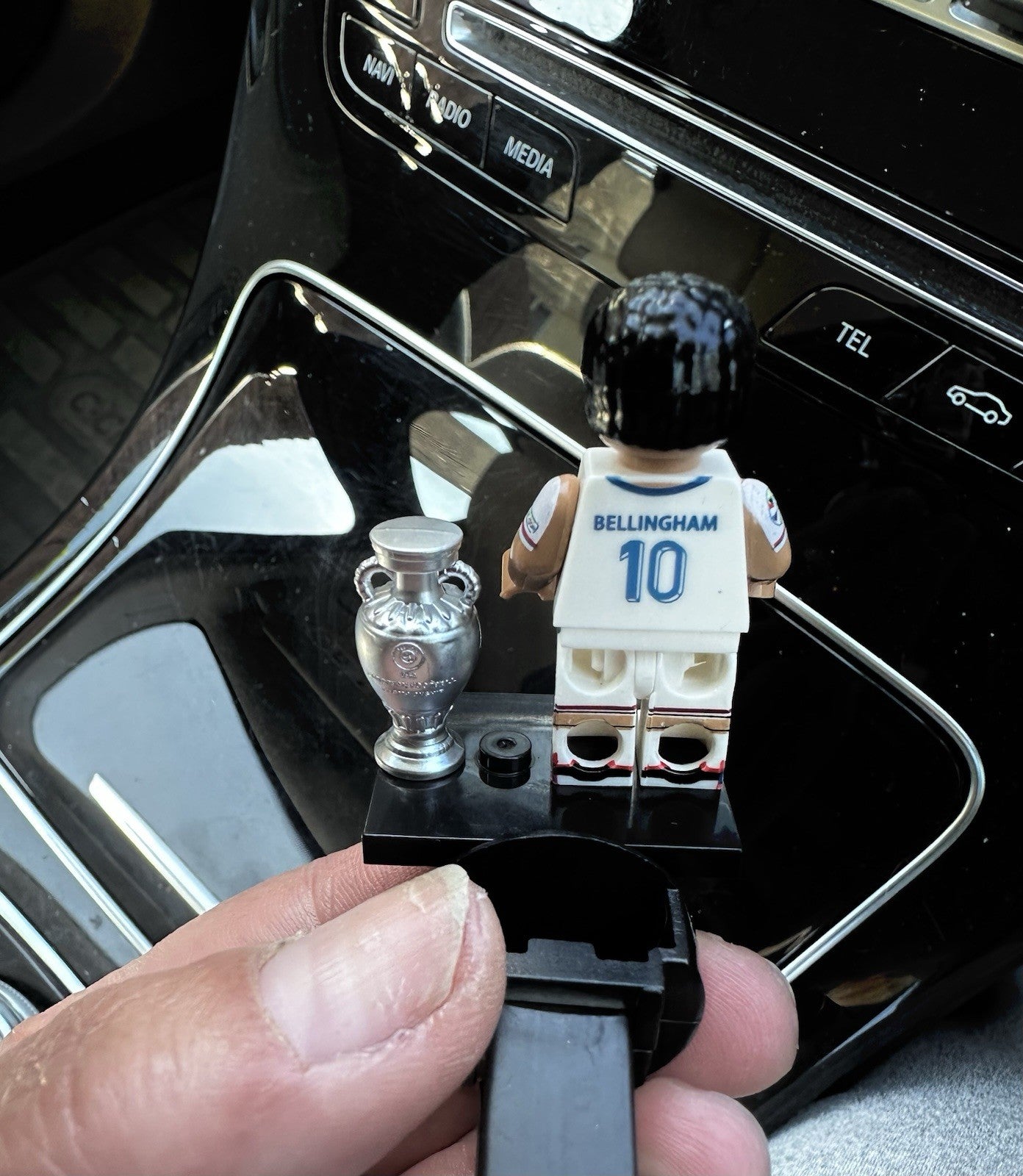 England Football Air Freshener Mini Figure Car Clip Vent Scent Fathers Day Gift