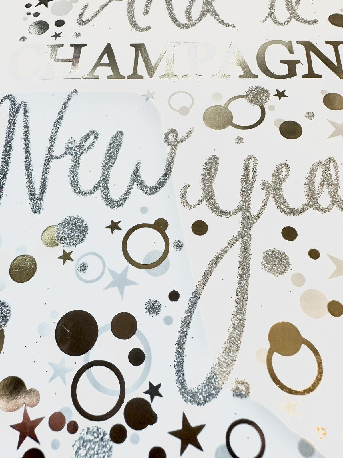 Christmas bottle bags Prosecco Wine Silver Glittery Sparkle Gift xmas x 2