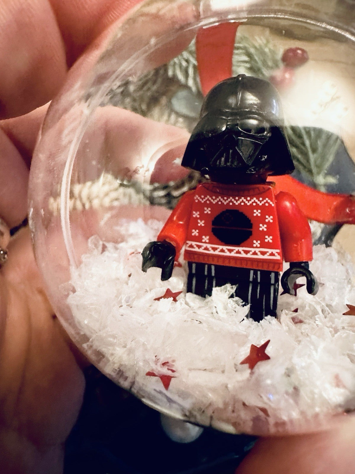 Christmas Star Wars Mini Figure Bauble Hanging Snowflake Tree 3D  Handmade Xmas