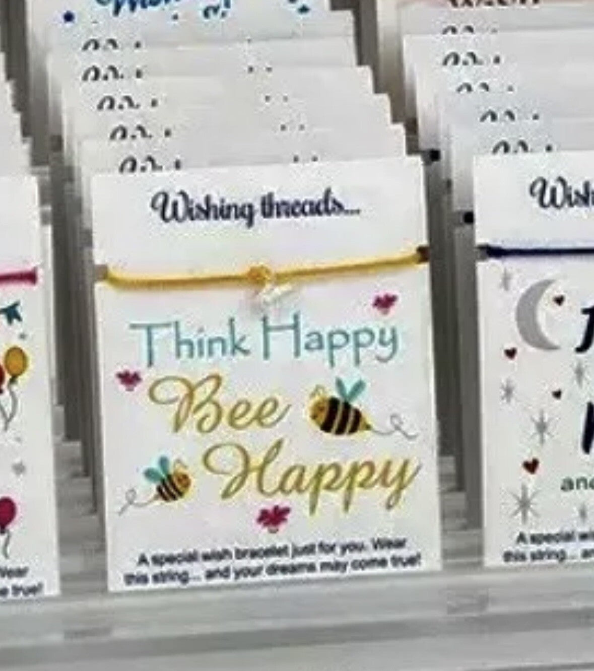 Bee Happy Bracelet Best Friend message Friendship Charm Gift Special Wish