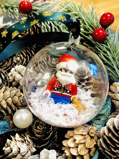 Christmas Marvel Mini Figure Bauble Hanging Snowflake Tree 3D Spiderman Handmade