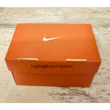 Nike Mini Trainer Sneaker Shoe Box Gift Sport Football Red White Blue Pink Green