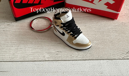 Nike trainer Sneaker keyring 3D Jordan Mini keychain sports shoe Car Key No Box.