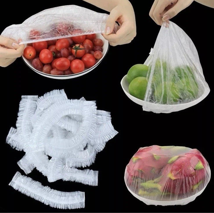 Elastic Food Bags Storage Fresh Keeping Bowl Covers Party Plates Buffet Picnic