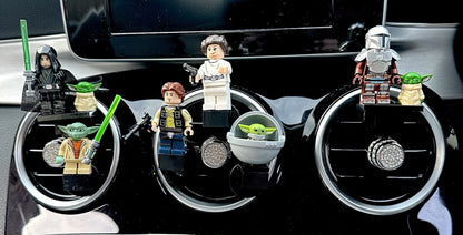 Yoda Car Air Freshener Mini Figure Handmade Clip Vent Scent Christmas Gift