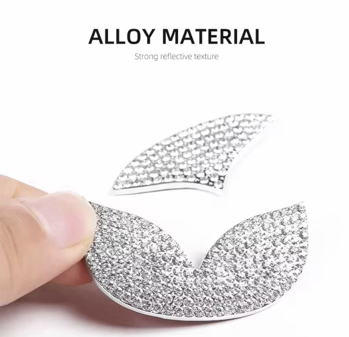 Car For Mazda Rhinestone Steering Wheel Center Emblem Trim Diamond Sticker Logo