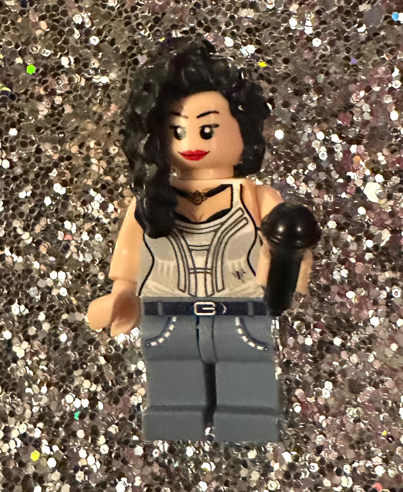 3D Minifigure Amy Winehouse pop singer music Gift Female band Rock