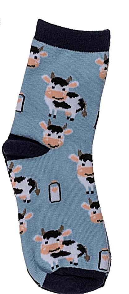Animal Magic Flannel Socks Xmas Kids pair expanding travel Novelty compact Gift