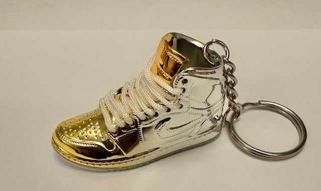 3d nike Sneaker trainer key ring Jordans metallic Mini sports shoe Gift Box High