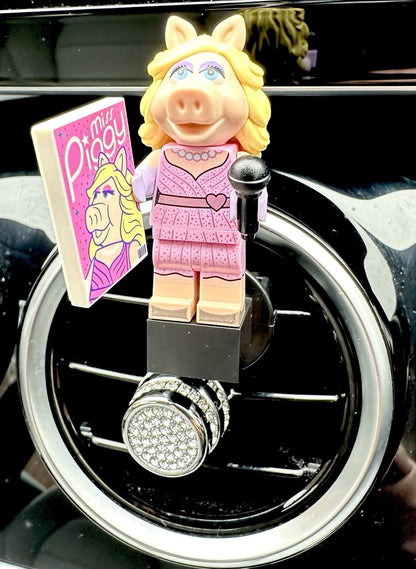 The Muppets Kermit Custom Lego Car Air Freshener Mini Figure Clip Vent  71033