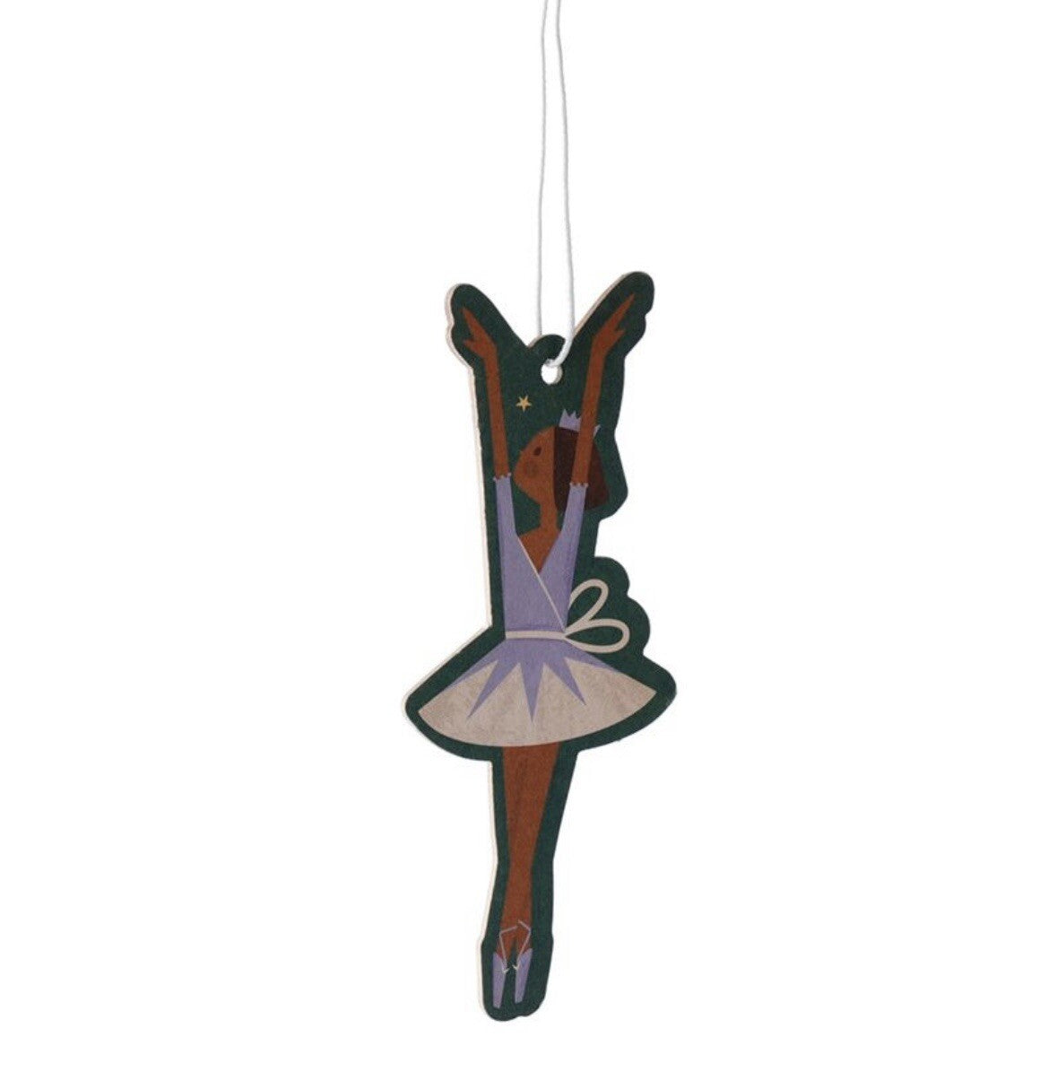 Ballerina Christmas Car Van Hanging Air Freshener Wardrobe Nutcracker Cookie