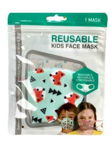 Kids washable Face Mask space dinosaur rainbow girls boys Reusable Breathable 