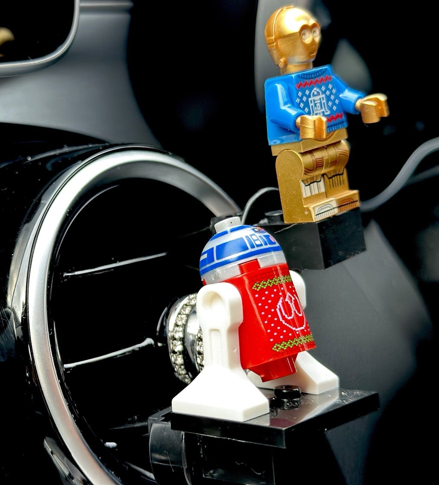 Christmas Star Wars Darth Car Air Freshener Mini Figure Car Clip Vent Scent Gift