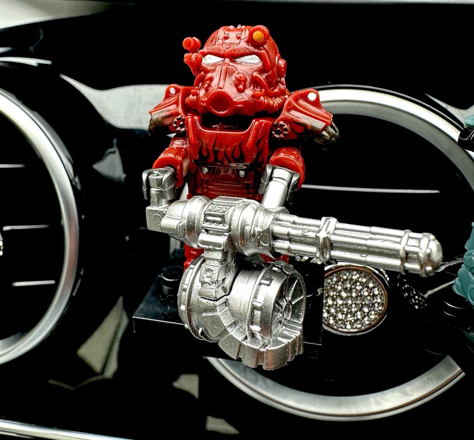 Fallout T60 Car Air Freshener Mini Figure Gaming Clip Vent Scent Gift