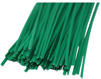 Plant Green TIES WIRES Garden twist Flower vine Flexible Craft 100mm 4"  x 100
