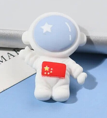 Space Man Flat back Resin Cabochon Embellishment Planet Rocket Earth Craft Galax