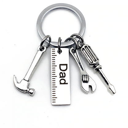 Tools Keyring Gift Dad Grandpa set DIY hammer screwdriver Stainless Steel UK🛠️