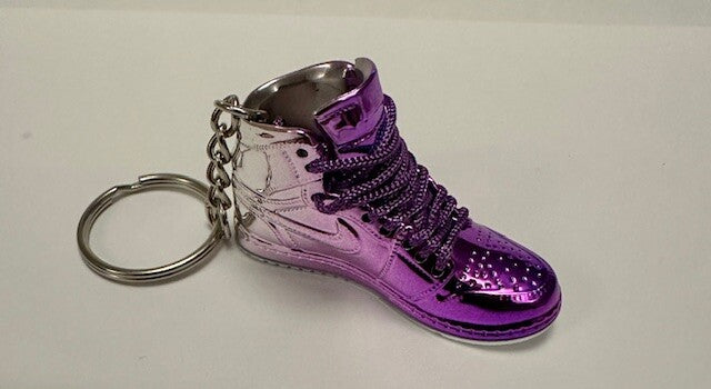 3d nike Sneaker trainer key ring Jordans metallic Mini sports shoe Gift Box High