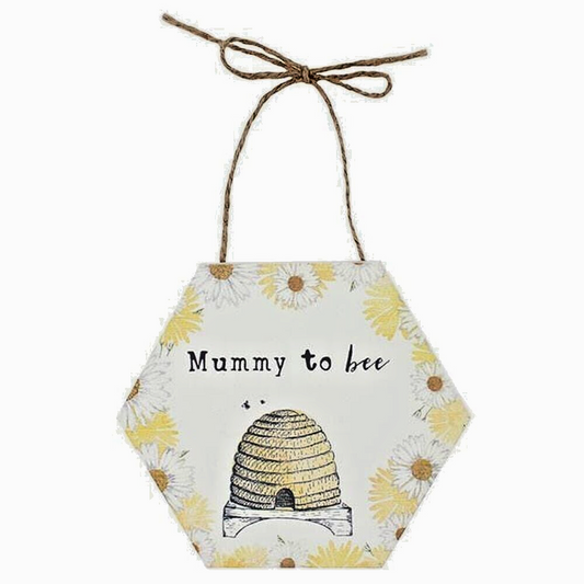 Mummy To Bee Gift Pregnancy Mini Hanging Sign Plaque Sign Small Sign