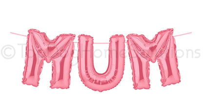 Mother's Day Foil Balloon Self Inflating Banner Party Decoration Balloons Mum