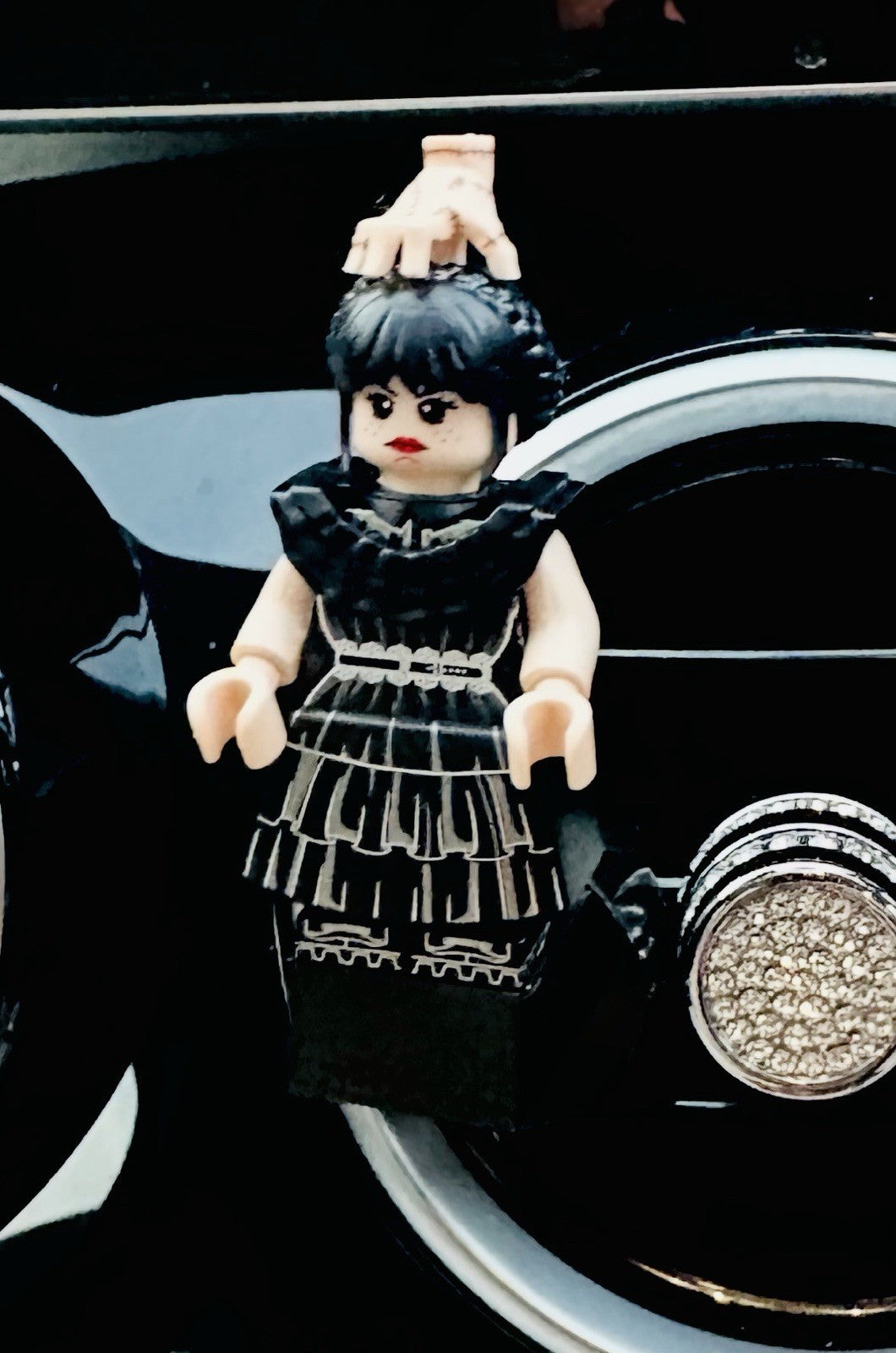 Wednesday Car Air Freshener Figure Halloween Mini Clip Vent Scent