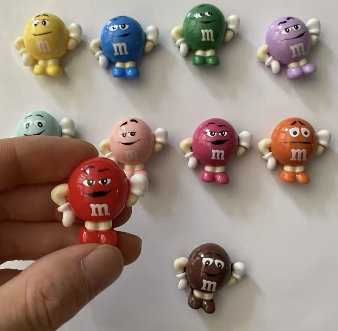 10 X M & M Sweets Candy Flatback Resin Cabochon Embellishment Card Decoration