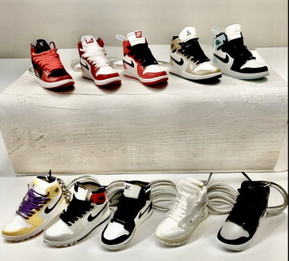 Nike trainer Sneaker keyring 3D Jordan Mini keychain sports shoe Car Key No Box.