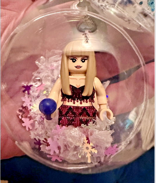 Christmas Taylor Mini Figure Bauble Hanging Snowflake Tree 3D Eras Tour Handmade