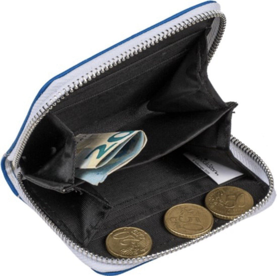 VW VOLKSWAGEN CAMPER VAN BUS RED BLUE ZIP COIN WALLET PURSE NEW WITH TAGS