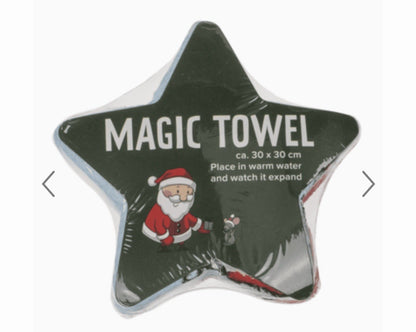 Christmas Magic Flannel Face Santa Rudolph Towel cloth Kids Bath Wash Xmas