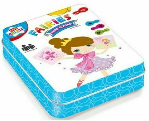 🧚Kids Fairy/ Monster Snap Cards Learn & Play Tin Case Pre school Educational🧚