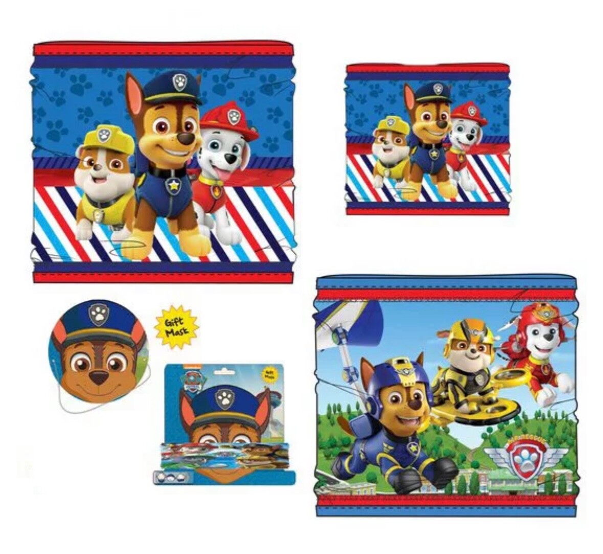 Official PAW Patrol Kids Tube Scarf Snood fleece neck Warmer Winter Gift Xmas