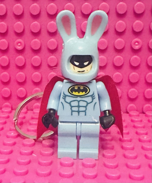 Bunny Rabbit Batman Keyring Pink Fairy Blue Keychain Gift