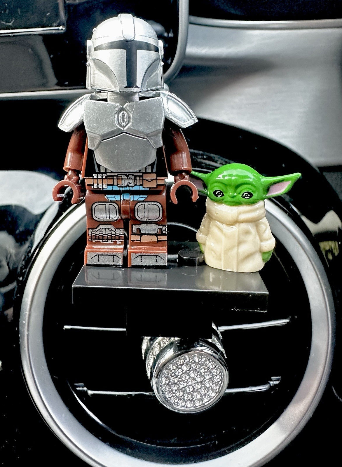 Yoda Car Air Freshener Mini Figure Handmade Clip Vent Scent Christmas Gift