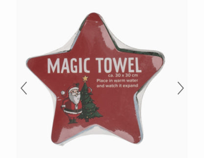 Christmas Magic Flannel Face Santa Rudolph Towel cloth Kids Bath Wash Xmas
