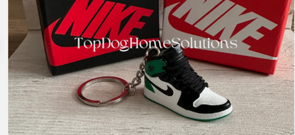 Nike trainer Sneaker keyring 3D Jordan Mini keychain sports shoe Car Key No Box.