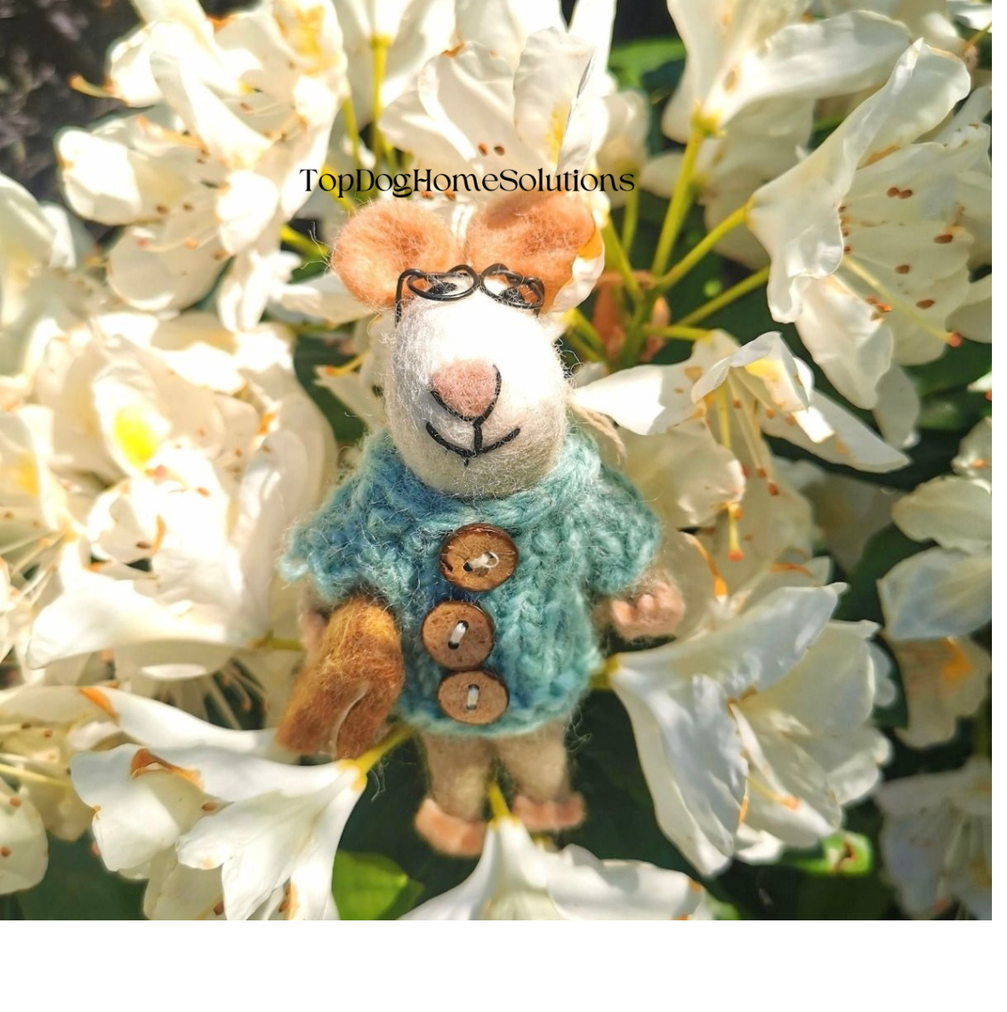 Student Mouse Hanging Felt Coat Glasses With Book Green JumperDecoration Gift