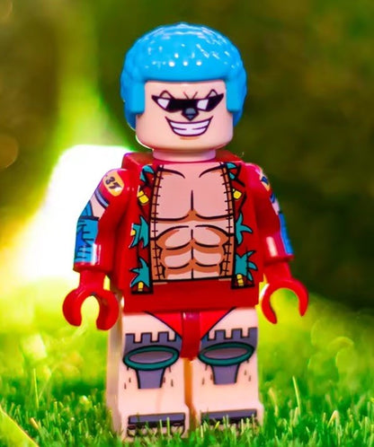 One Piece Luffy Ace Nami Sanji Broke Robin Franky 15 Pcs Minifigures Toy Brick