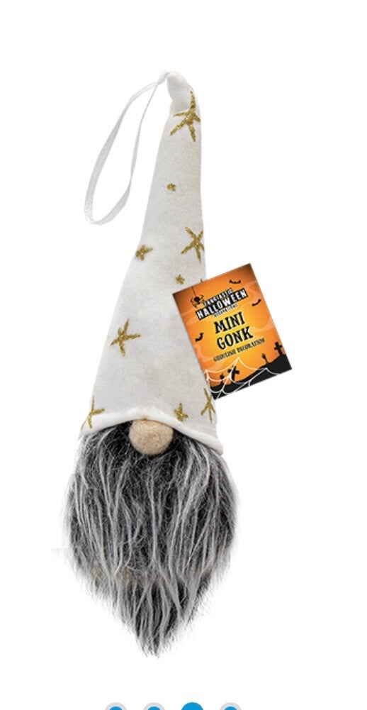 3 Halloween Gonks Hanging Tree Decorations Autumn Plush Cute Small Gnome