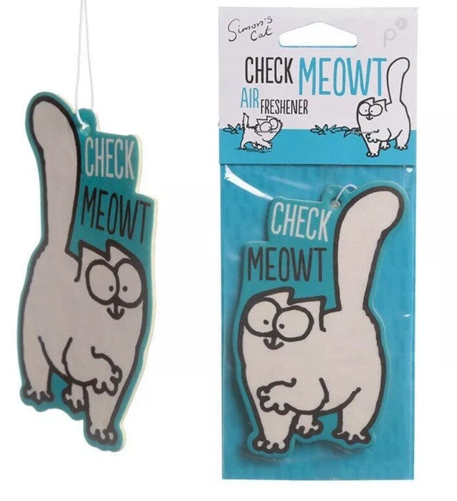 Car Air Freshener Hanging Simon's Cat  Van Locker Secret Santa Gift