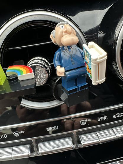 The Muppets Kermit Custom Lego Car Air Freshener Mini Figure Clip Vent  71033
