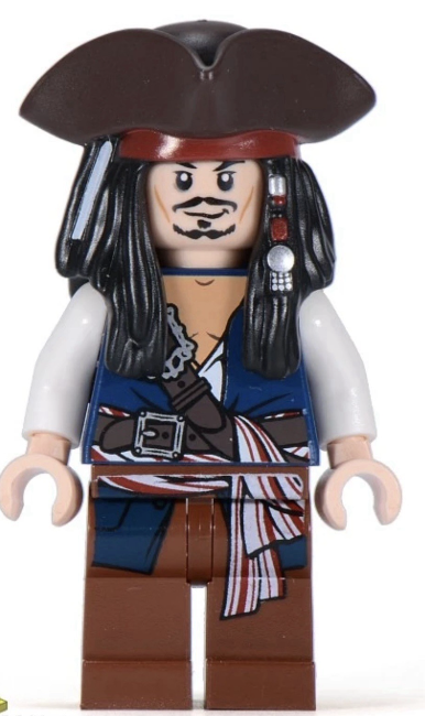 Pirates Caribbean Air Freshener Mini Figure Car Clip Vent Scent Jack Sparrow