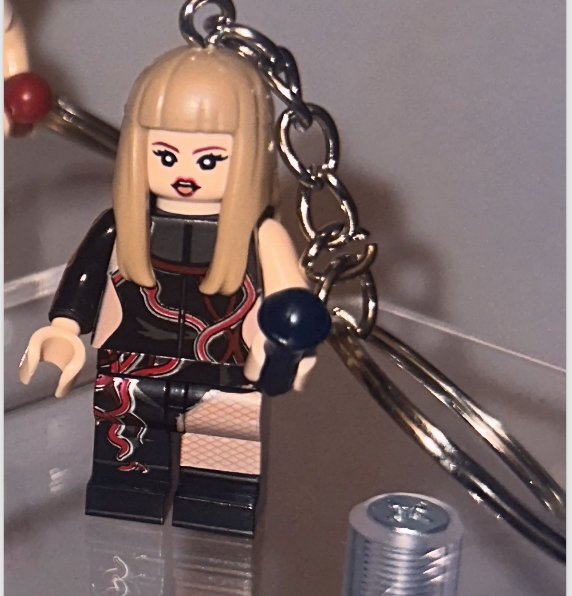 Cute Taylor Inspired 3D Mini Figure Keyring Keychain Eras Gift Music Pop Singer