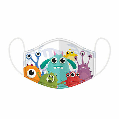 Kids Face Mask Dinosaur Monster Washable Protective Reusable space rainbow sea