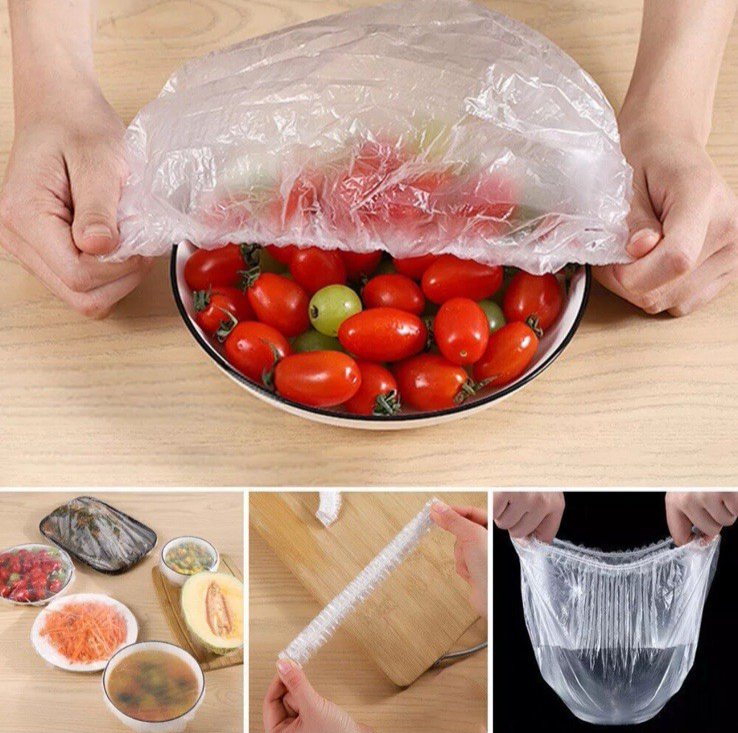 Elastic Food Bags Storage Fresh Keeping Bowl Covers Party Plates Buffet Picnic