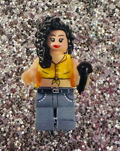 3D Minifigure Amy Winehouse pop singer music Gift Female band Rock