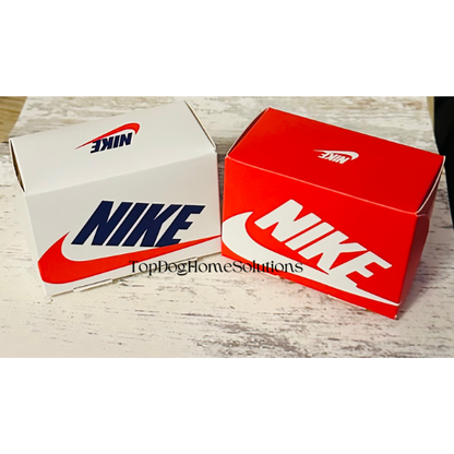 Nike Mini Trainer Sneaker Shoe Box Gift Sport Football Red White Blue Pink Green