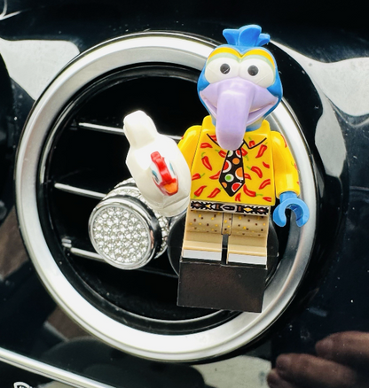 The Muppets Kermit Custom Lego Car Air Freshener Mini Figure Clip Vent  71033