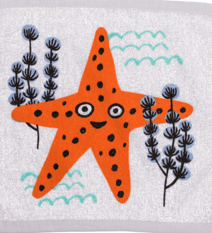 Xmas Sealife Fish Shark Magic Flannel Towel Kids Wash Cloth Bath Seahorse Nemo