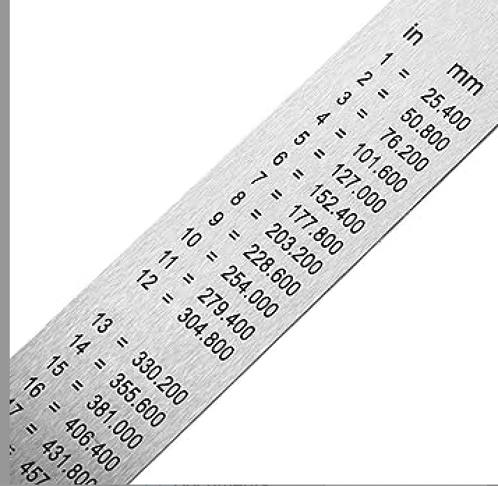 2 pk 6" 150mm 12" 300mm precision Steel Ruler Metric Metal Rule Engineering